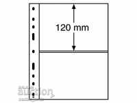 Foi de rezerva pentru albume de bancnote OPTIMA - cu 2 compartimente