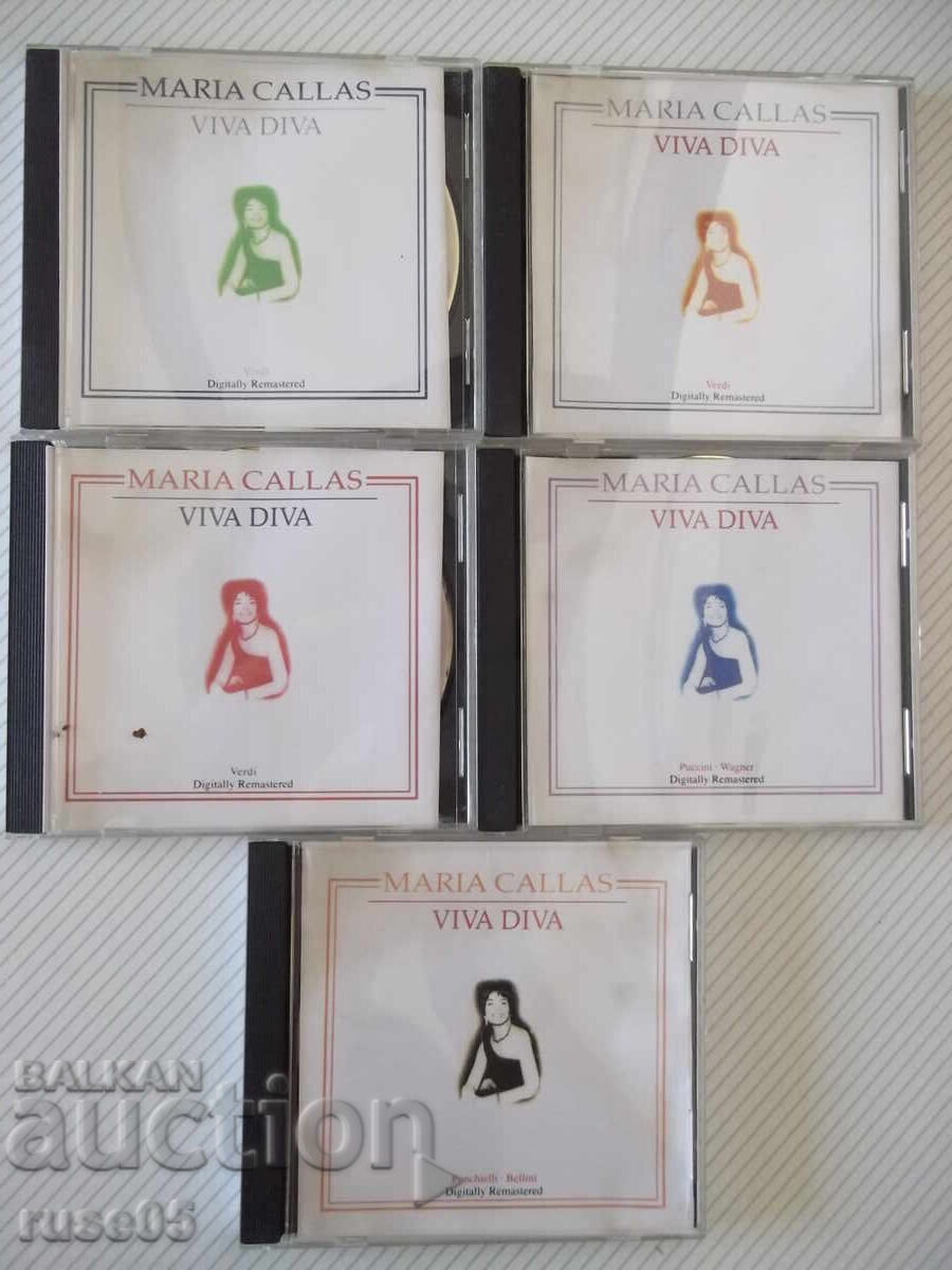 Lot of 5 CD audio "MARIA CALLAS - VIVA DIVA" Lot of 5 CD audio "MARIA CALLAS - VIVA DIVA"