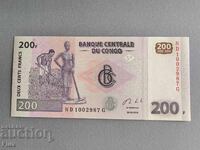 Banknote - Congo - 200 Francs UNC | 2013