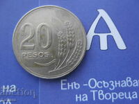 20 песос 1970 г. Уругвай