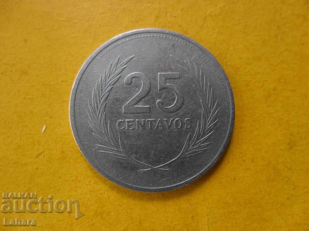25 Centavos 1988 Salvador