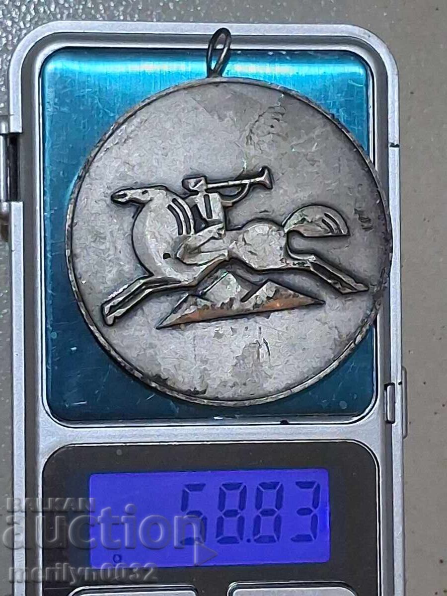 Παράδοση Χάλκινη πλακέτα, μετάλλιο, σήμα - ΛΔΒ