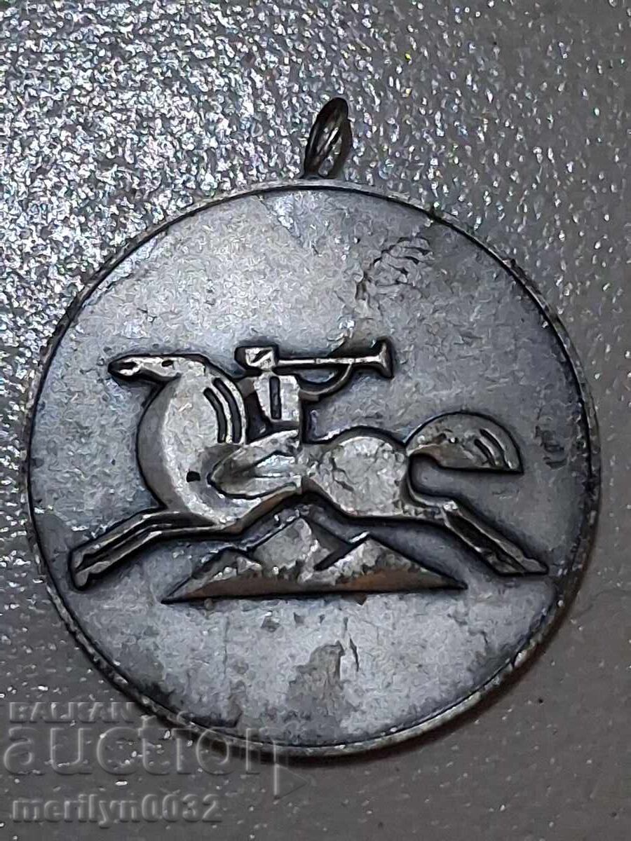 Χάλκινη πλακέτα, μετάλλιο, σήμα - ΛΔΒ