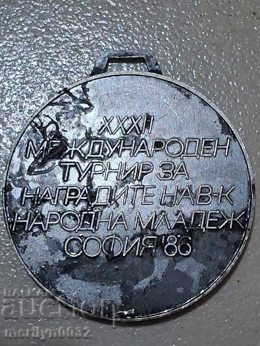 Χάλκινη πλακέτα, μετάλλιο, σήμα - ΛΔΒ με τιμή 25.00 BGN | € 12.78 Χάλκινη πλακέτα, μετάλλιο, σήμα - ΛΔΒ με τιμή 25.00 BGN | € 12.78