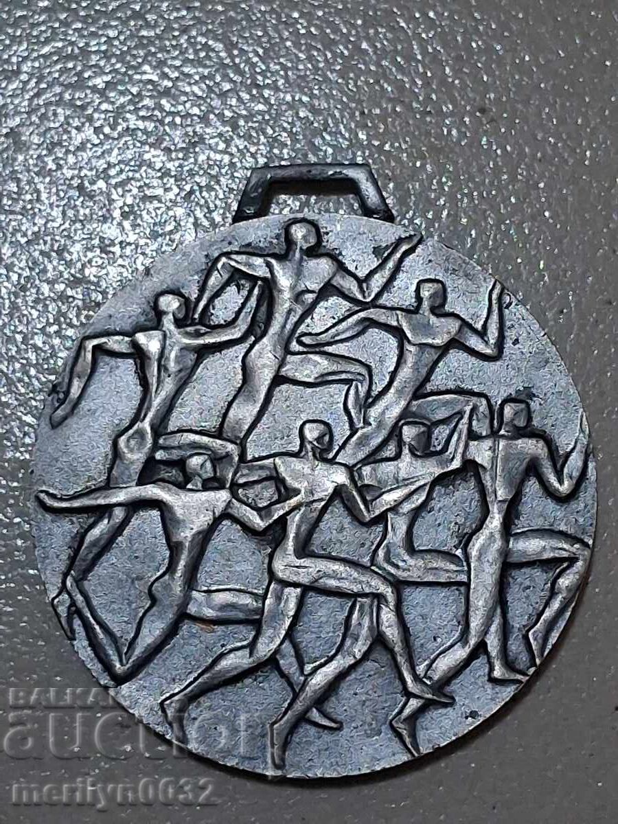 Χάλκινη πλακέτα, μετάλλιο, σήμα - ΛΔΒ Χάλκινη πλακέτα, μετάλλιο, σήμα - ΛΔΒ