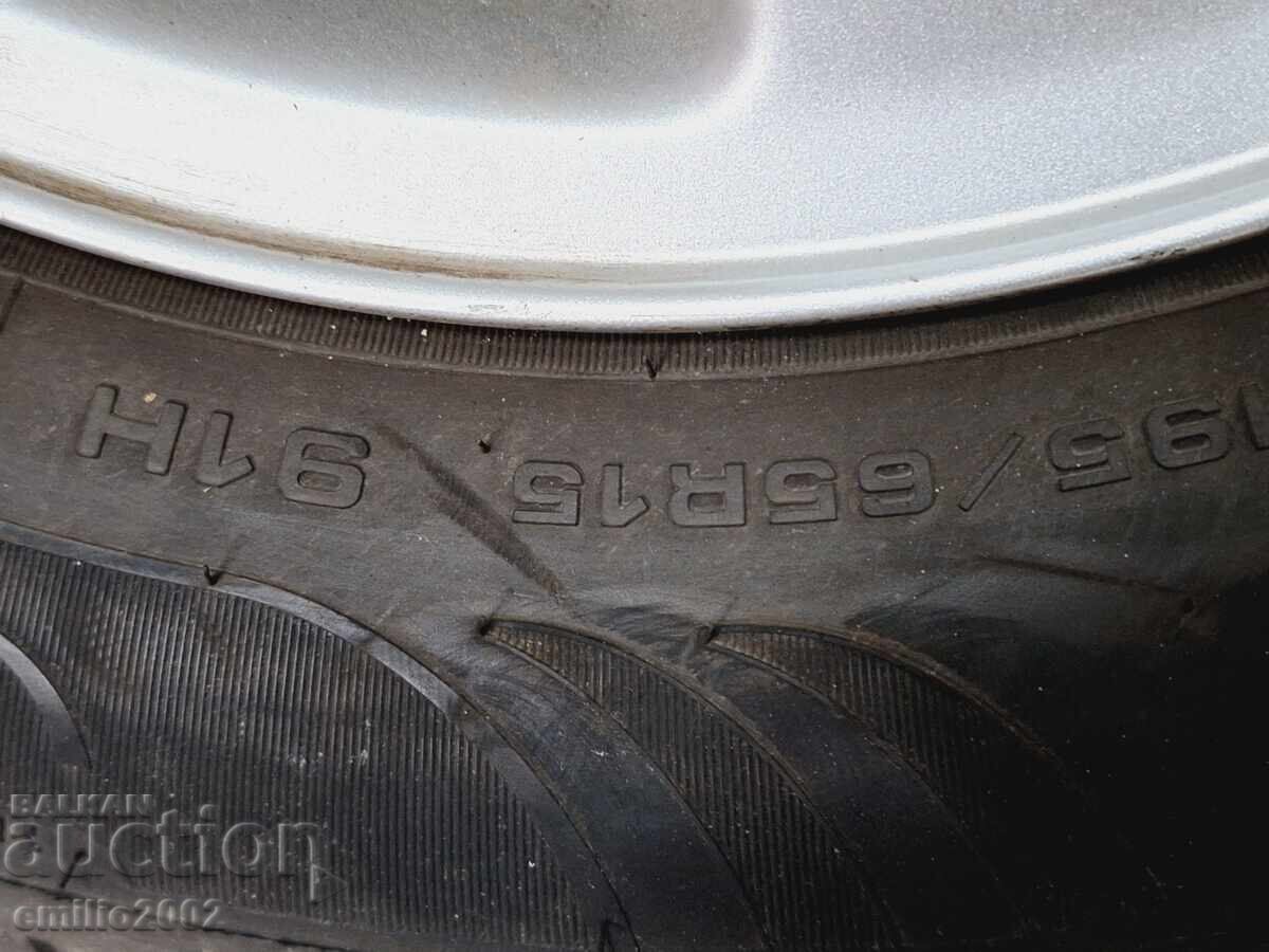 Set of Audi 15 inch wheels with summer tires, 4 pieces - 5