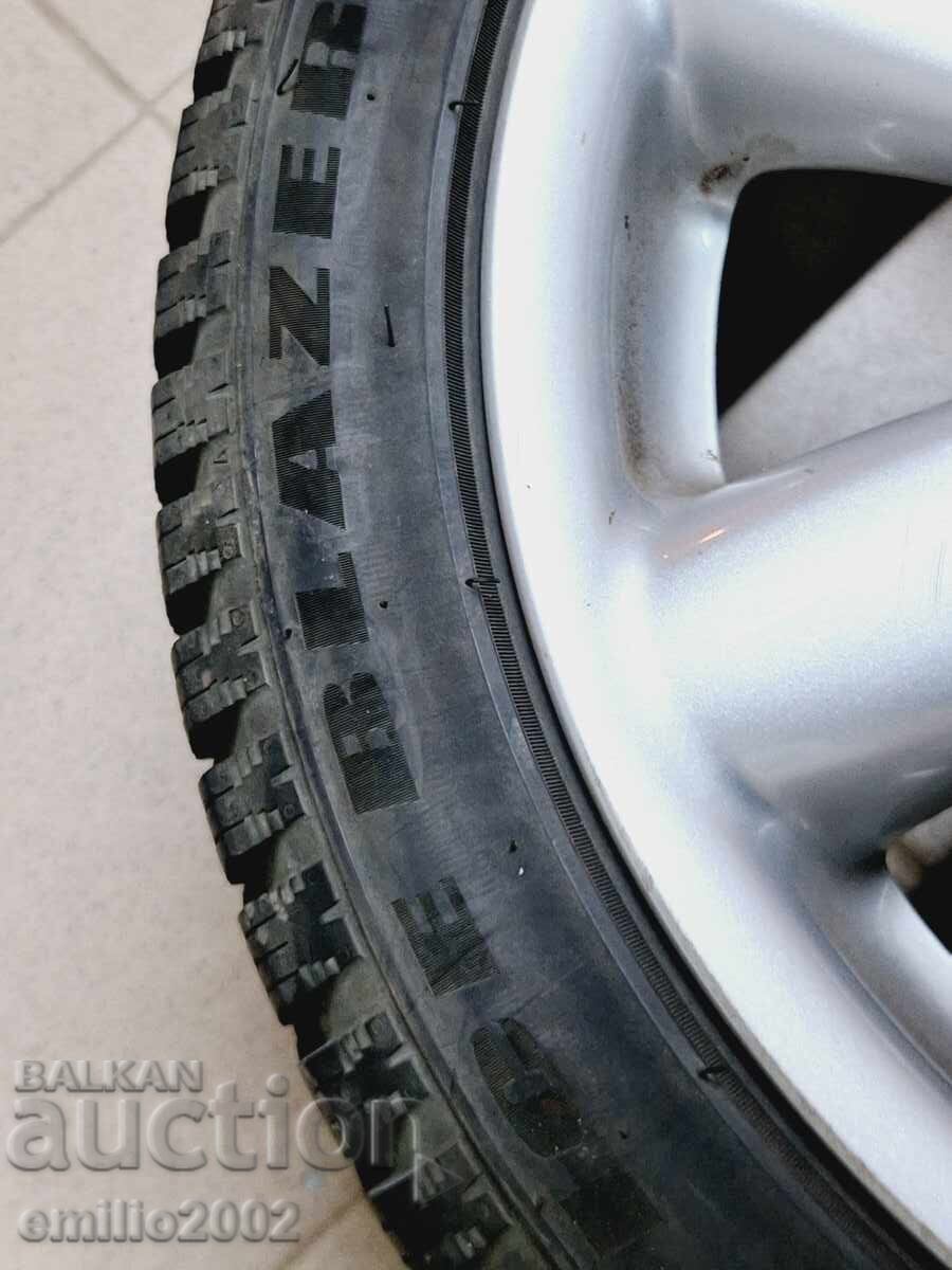 Set de jante Mini Cooper 16 țoli cu anvelope de iarnă 4 buc - 5