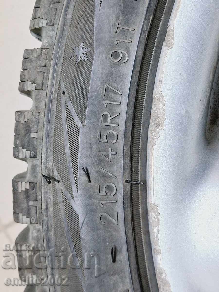 Set de jante Mini Cooper 16 țoli cu anvelope de iarnă 4 buc - 7