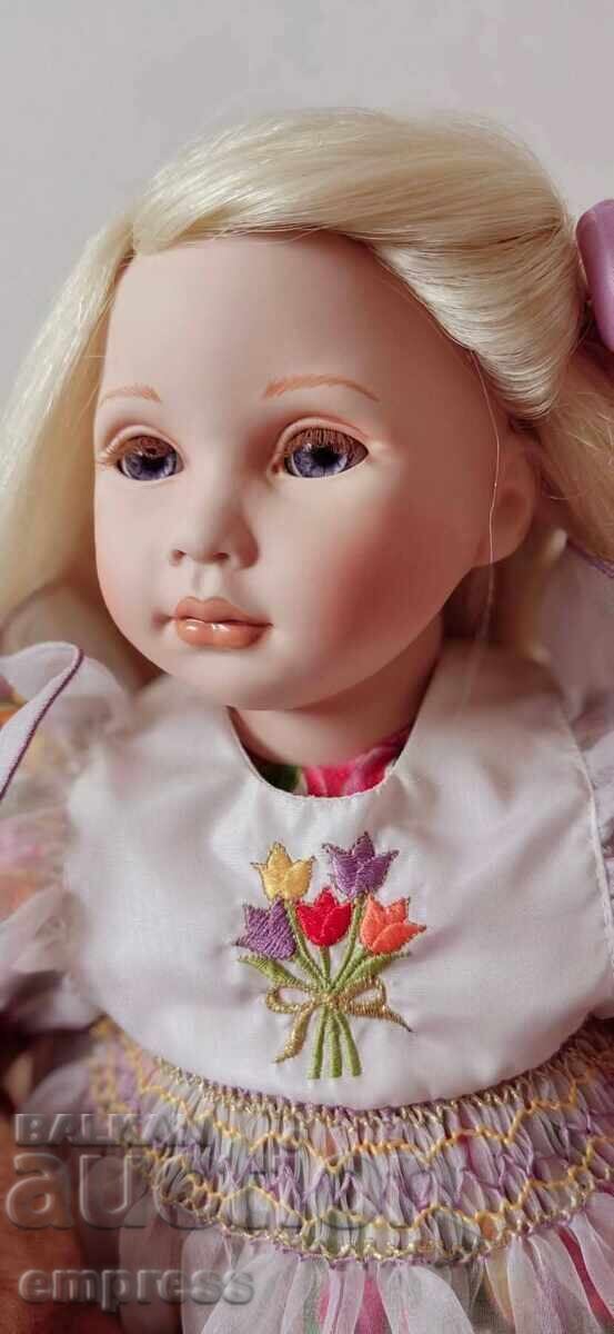 Porcelain doll Pauline with price 270.00 BGN | € 138.05