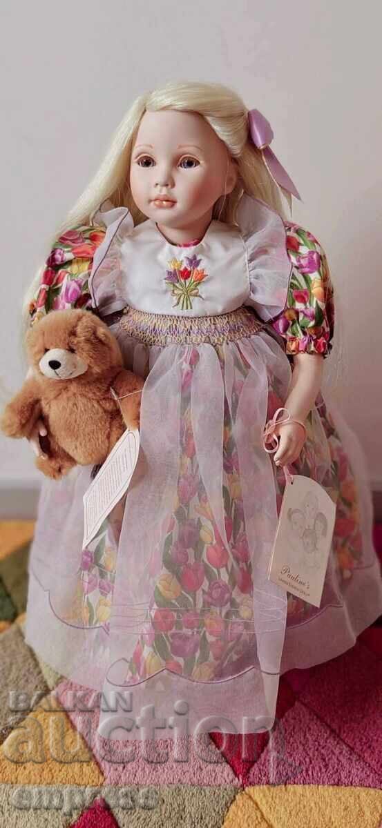 Auction  Porcelain doll Pauline