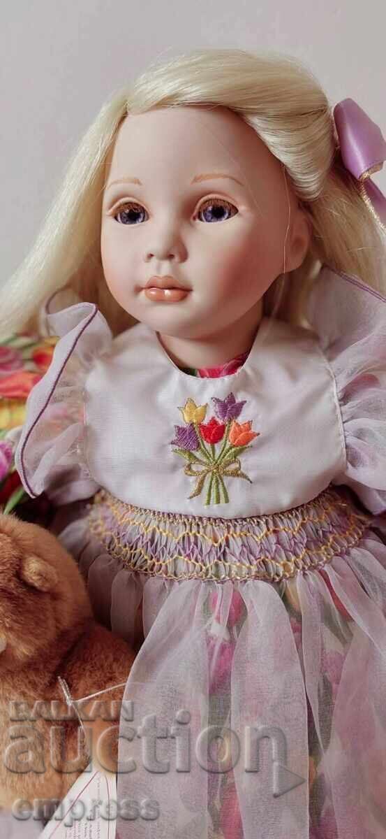 Porcelain doll Pauline