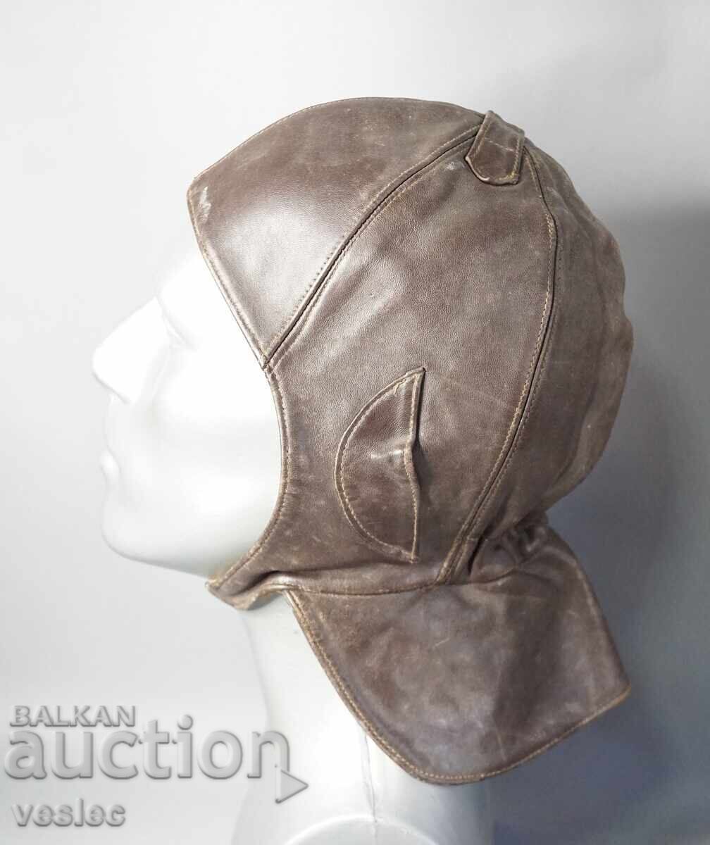 Доставка на Немско парашутно боне мотоциклетен кожен шлем Вермахт