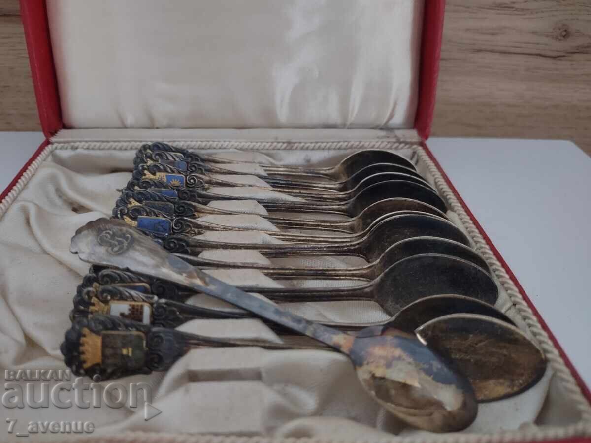 Παράδοση Κουταλάκια καφέ, τσαγιού, επαργυρωμένα, Γερμανία, 21.04.25