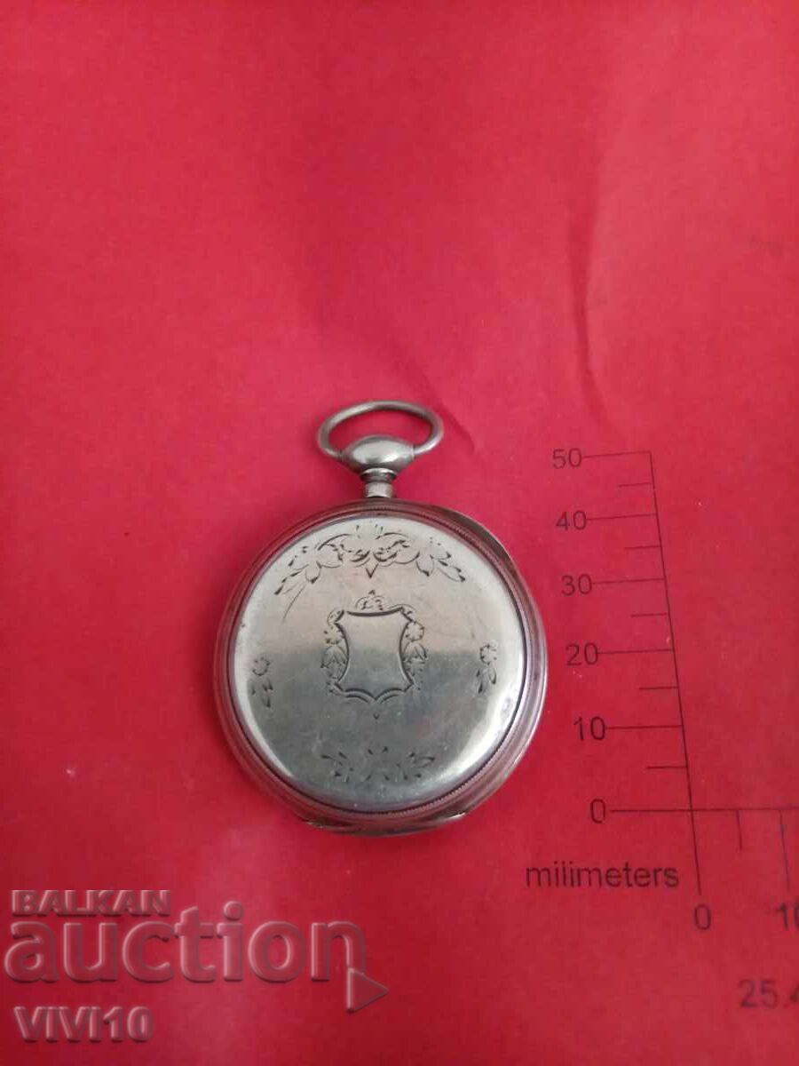 Παλαιό Γαλλικό ρολόι τσέπης, ασήμι με τιμή 60.00 BGN | € 30.68