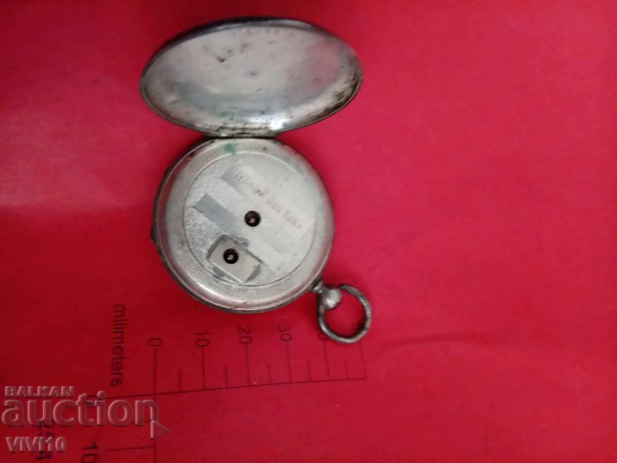 Auction  Antique French Pocket Watch, Silver