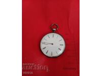 Antique French Pocket Watch, Silver