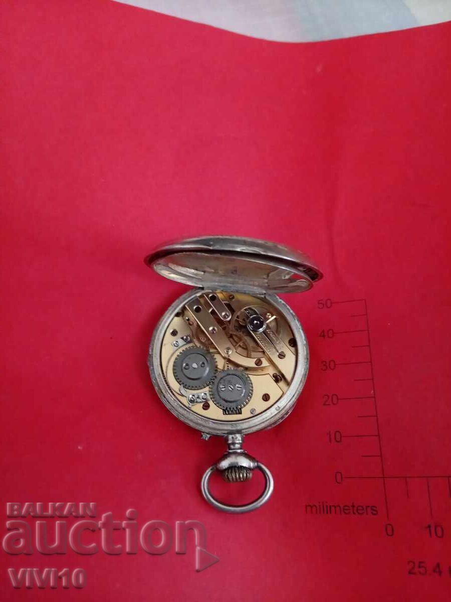 Доставка на Старинен джобен Френски часовник, сребро