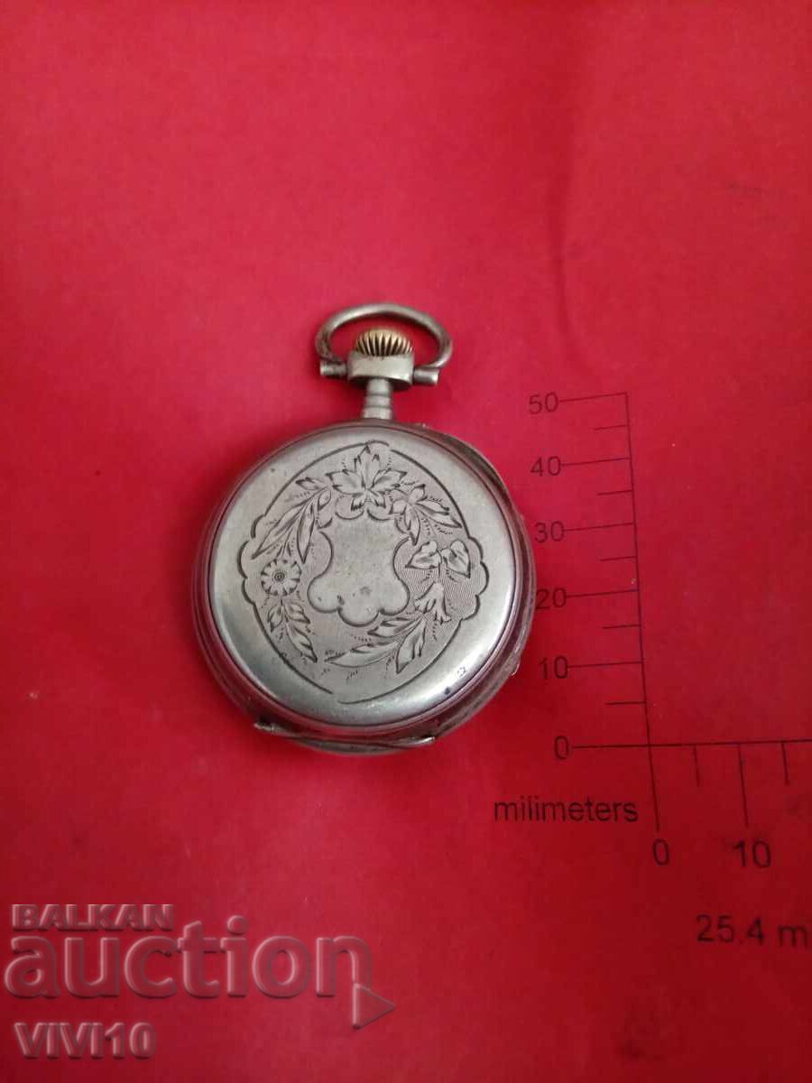 Ceas de buzunar francez vechi, argint cu preț 80.00 BGN | € 40.90
