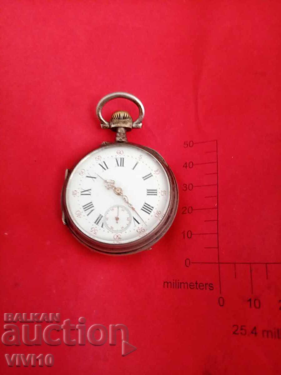 Ceas de buzunar francez vechi, argint