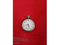 Antique French Pocket Watch, Silver