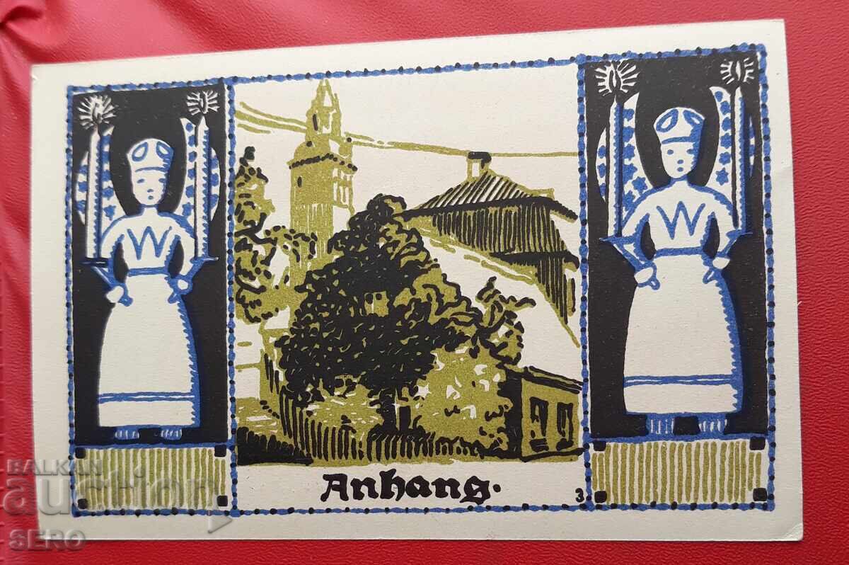 Banknote - Germany - Saxony - Schneeberg - 50 Pfennig 1921