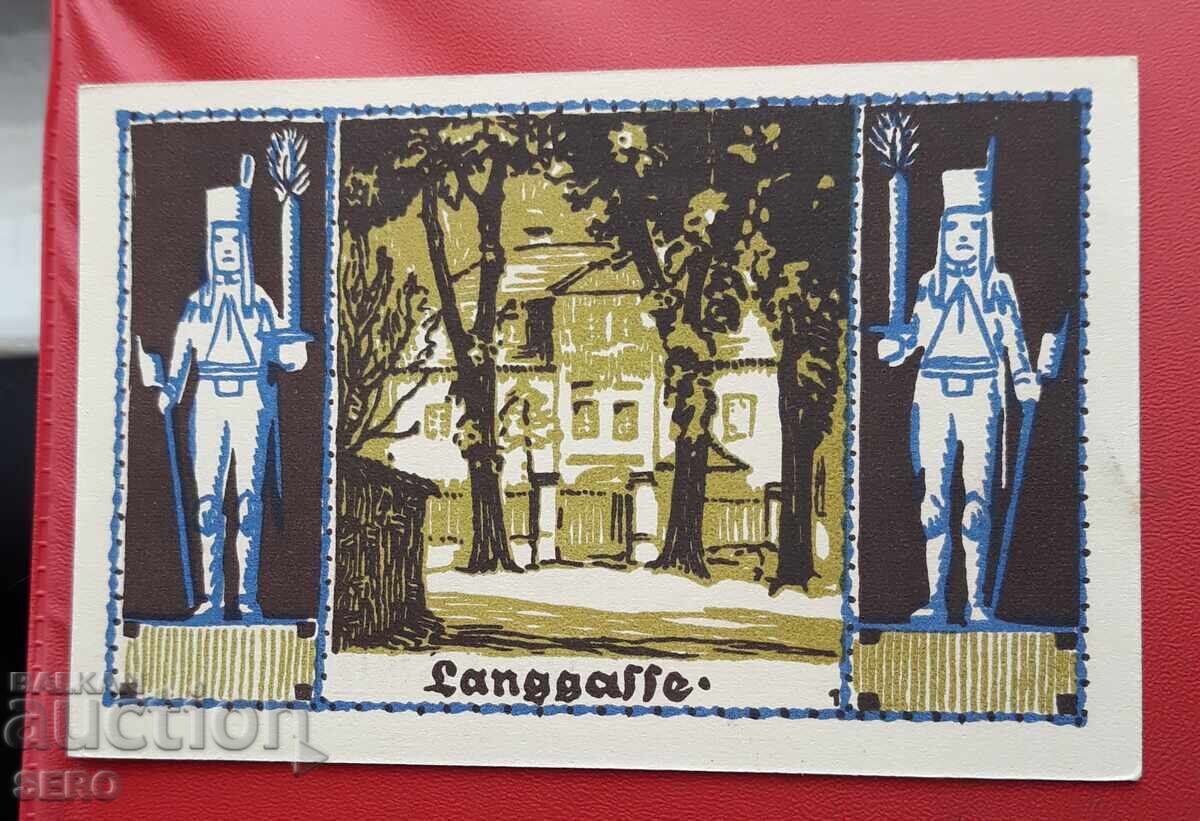 Τραπεζογραμμάτιο-Γερμανία-Σαξονία-Σνέεμπεργκ-50 πφένιγκ 1921 Τραπεζογραμμάτιο-Γερμανία-Σαξονία-Σνέεμπεργκ-50 πφένιγκ 1921