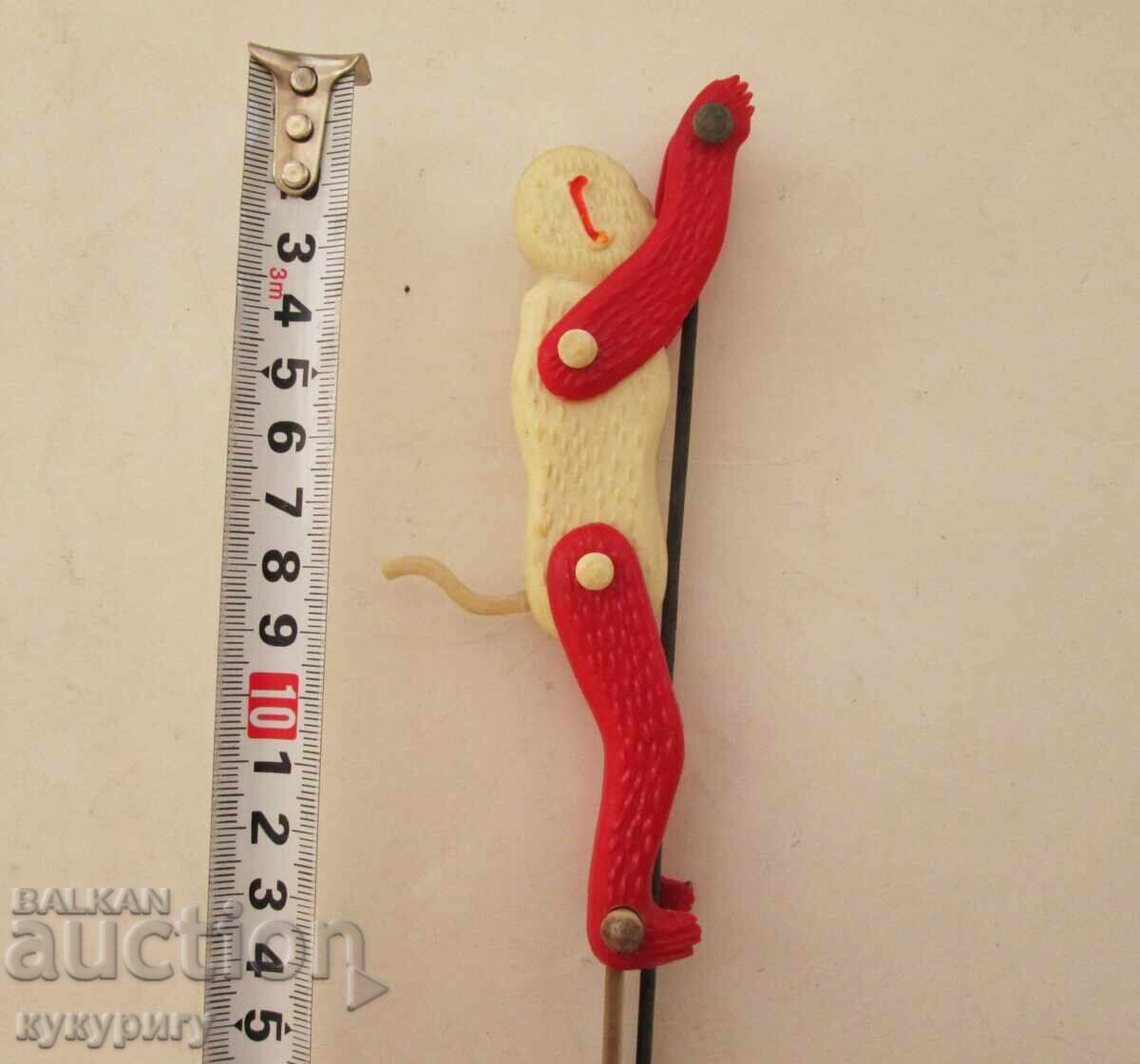 Старa Българска Соц механична панаирна играчка маймуна - 7 Старa Българска Соц механична панаирна играчка маймуна - 7