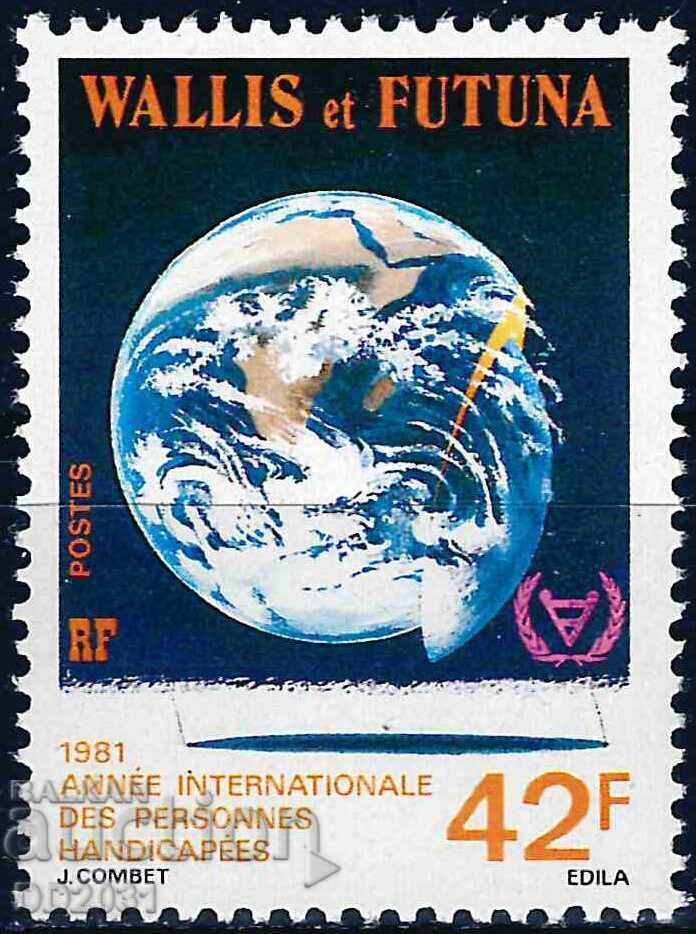 Ουαλίς και Φουτούνα 1981 - πλανήτες διάστημα MNH