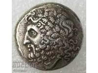 Tetradrahmă a Regelui Pyrrhus, 306 - 272 î.Hr. - REPLICA