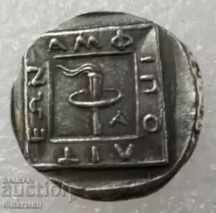 Tetradrachm from Amphipolis (Ἀμφίπολις), 410 - 357 BC with price 20.00 BGN | € 10.23 Tetradrachm from Amphipolis (Ἀμφίπολις), 410 - 357 BC with price 20.00 BGN | € 10.23