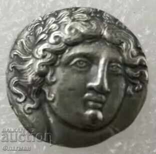 Tetradrahmă de Amfipolis (Ἀμφίπολις), 410 - 357 î.Hr