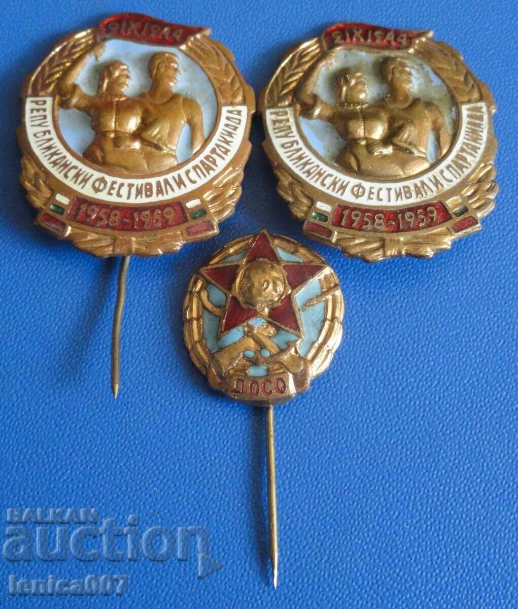 Licitație Bulgaria 1959 - Insigne vechi