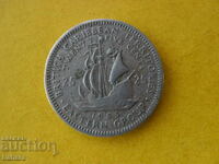 25 cenți 1955 Estul Caraibelor