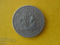 25 σεντ 1955 g. Ανατολικές Καραϊβικές