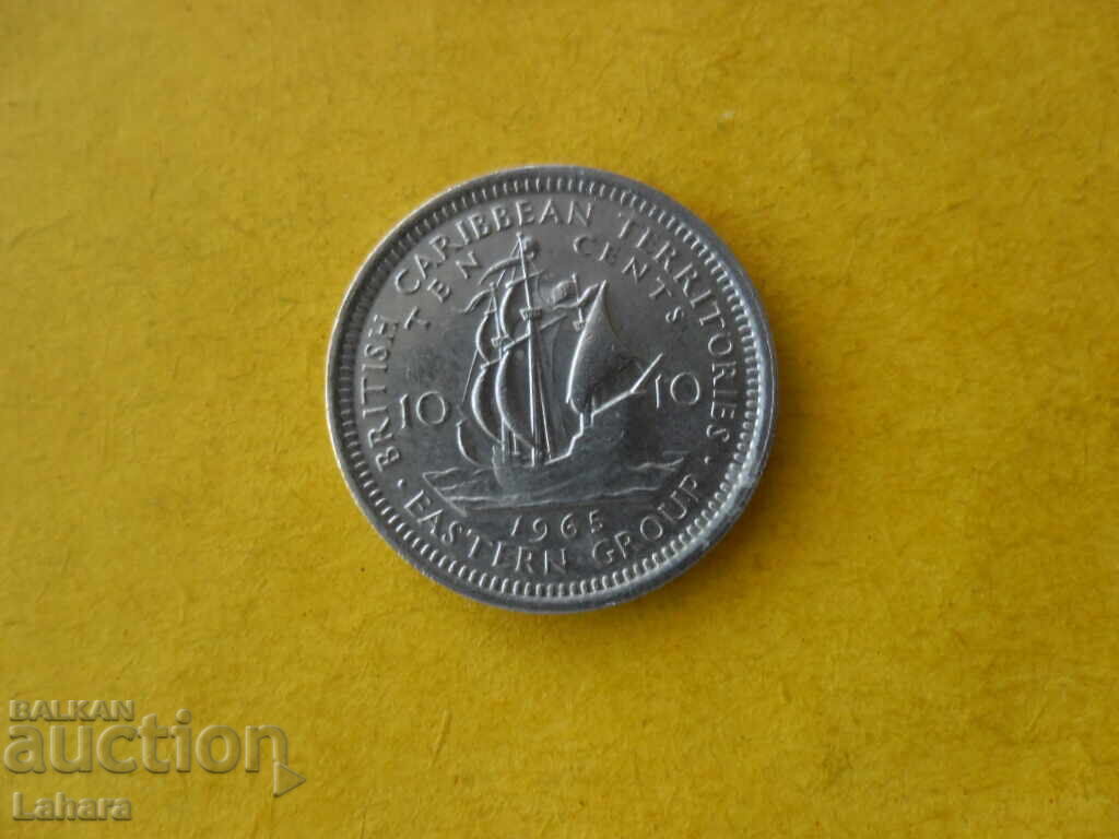 10 Cent 1965 E. Caribbean 10 Cent 1965 E. Caribbean
