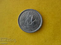 10 Cent 1965 E. Caribbean