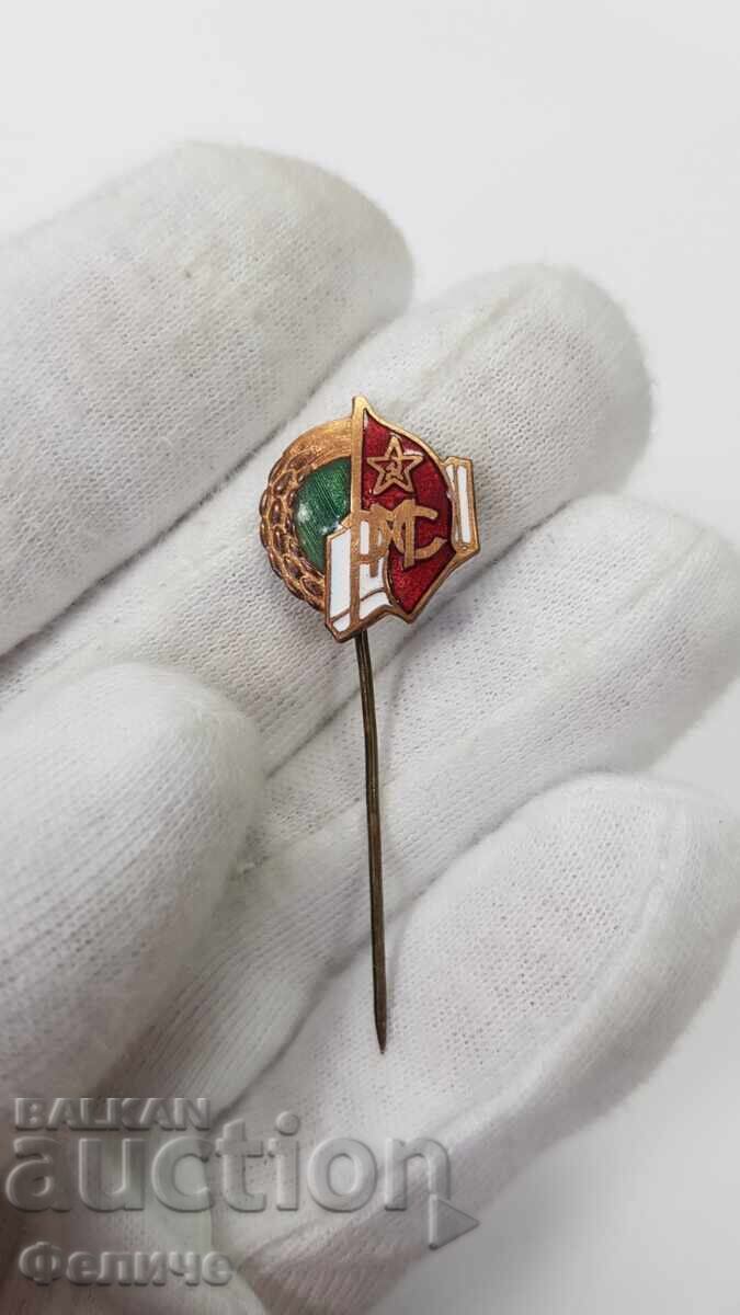 Auction  Early Communist Sign, RMS Badge