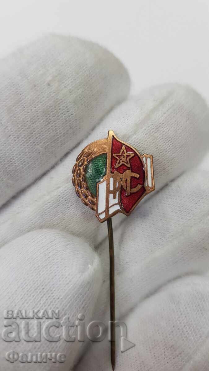 Early Communist Sign, RMS Badge