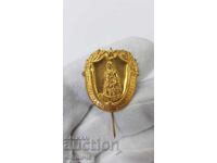 Rannee, σπάνιο σήμα, κονκάρδα Ερυθρού Σταυρού 1954 με επιχρύσωση