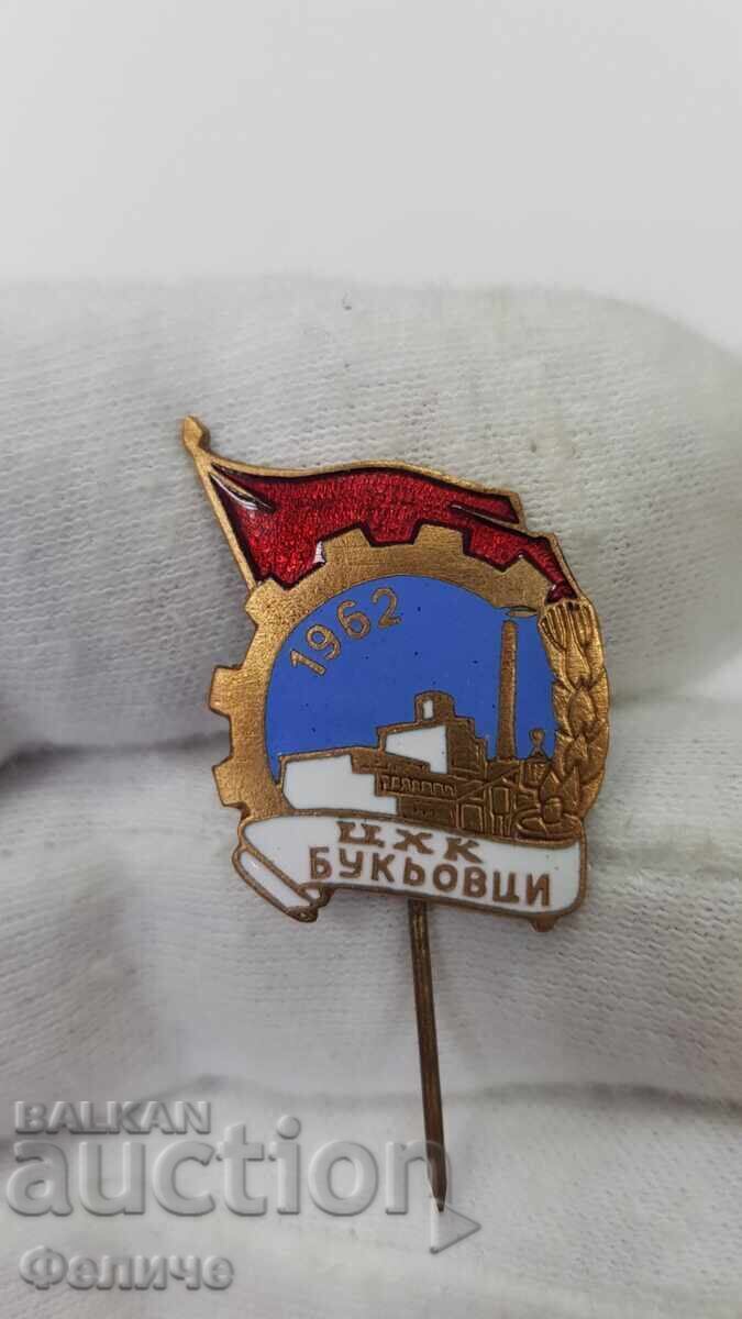 Semn comunist timpuriu, insignă TSKHK-BUK’OVTSI Semn comunist timpuriu, insignă TSKHK-BUK’OVTSI