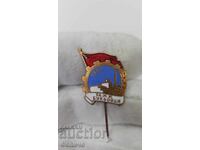 Semn comunist timpuriu, insignă TSKHK-BUK’OVTSI