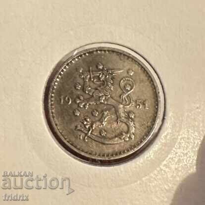 Finland 1 markka 1951 with price 6.00 BGN | € 3.07