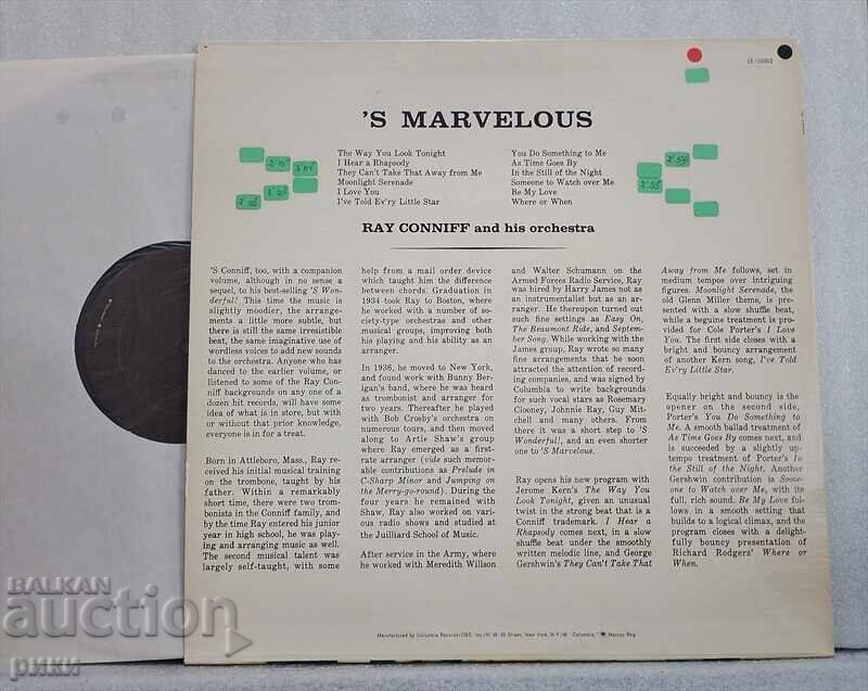 Ray Conniff And His Orchestra ‎– 'S Marvelous με τιμή 19.00 BGN | € 9.71