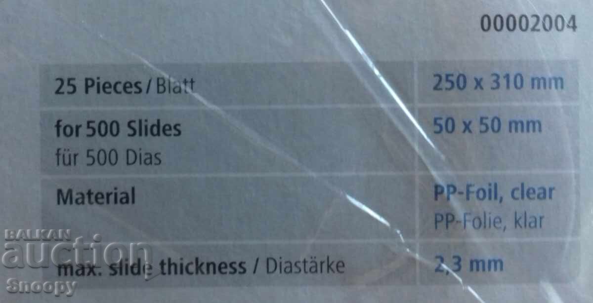 Delivery of HAMA Slide Mount Pockets Delivery of HAMA Slide Mount Pockets