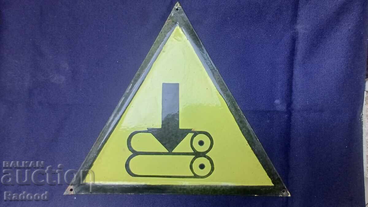 Enamel plate Enamel plate