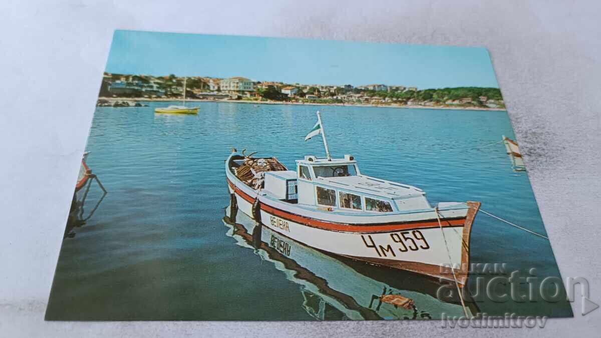 Ταχυδρομική κάρτα Chernomorets (Τσερνομόρετς) Το Λιμάνι 1988 Ταχυδρομική κάρτα Chernomorets (Τσερνομόρετς) Το Λιμάνι 1988