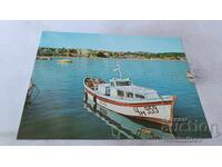 Ταχυδρομική κάρτα Chernomorets (Τσερνομόρετς) Το Λιμάνι 1988