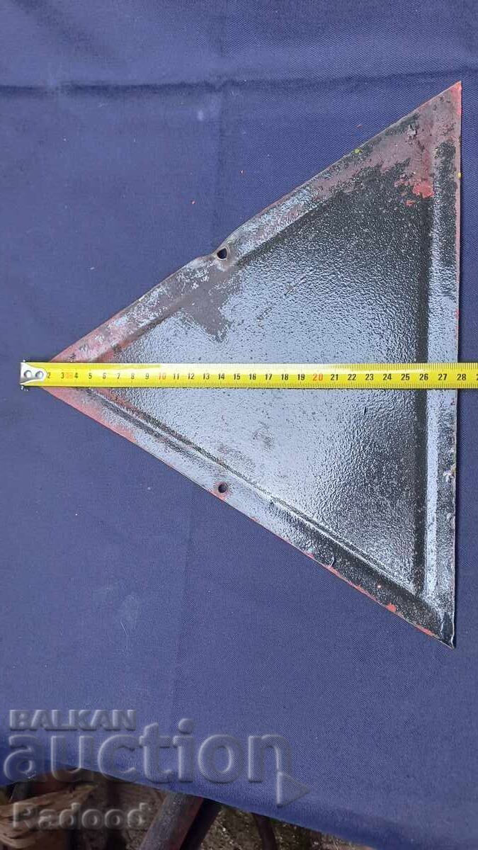 Auction Enamel plate Auction Enamel plate