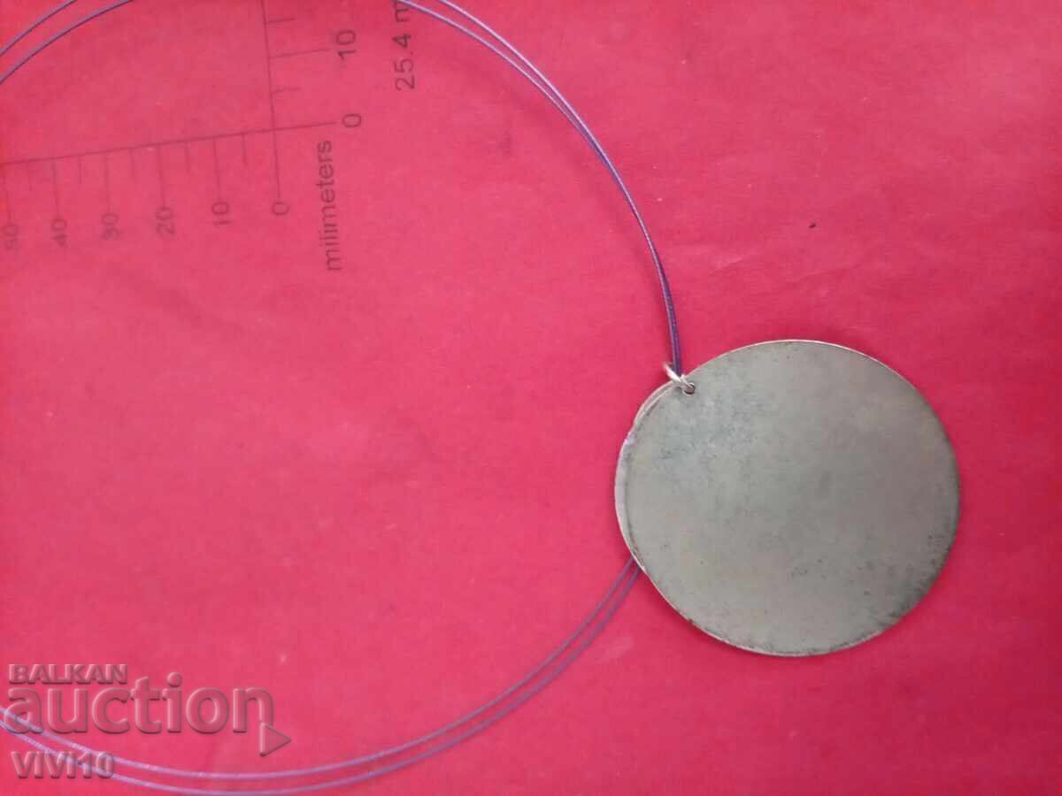 Antique enamel necklace with price 15.00 €