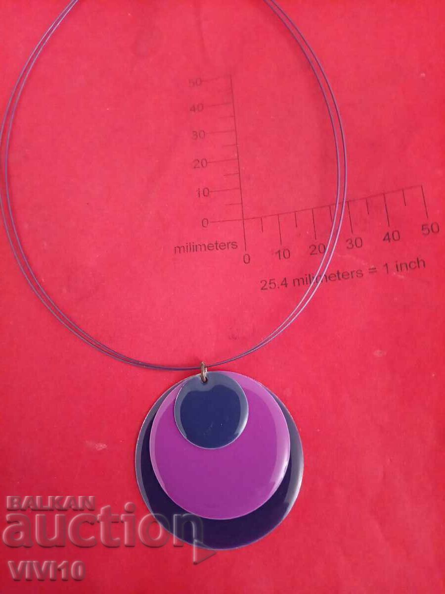 Antique enamel necklace